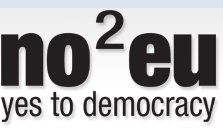No2EU Yes to democracy logo