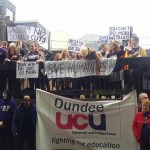 Staff and students unite to fight cuts 