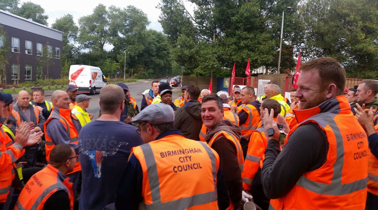 Support The Striking Birmingham Bin Workers - Socialist Party Scotland